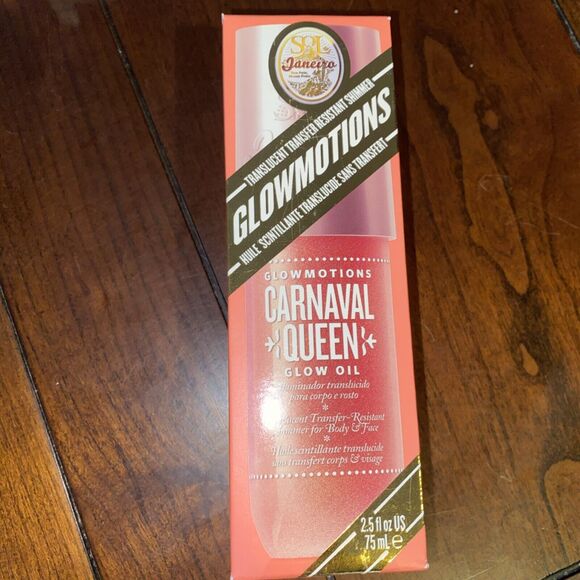 New Sol de janeiro glowmotions Carnival Queen Carnaval Glow Oil Dewy Pink 2.5 OZ